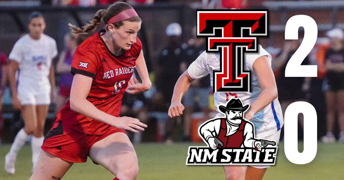 Texas Tech Kicks In Door Late For 2-0 Road Shutout Win