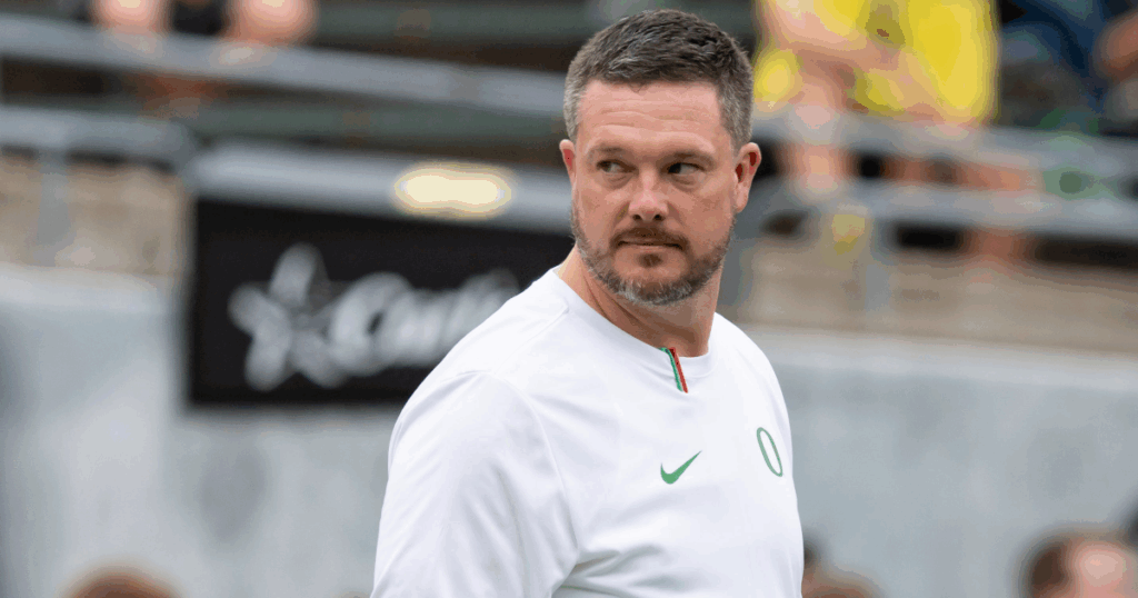 Dan Lanning didn't pass up on the opportunity to take a shot at Mike Gundy postgame after Oregon defeated Oklahoma State.