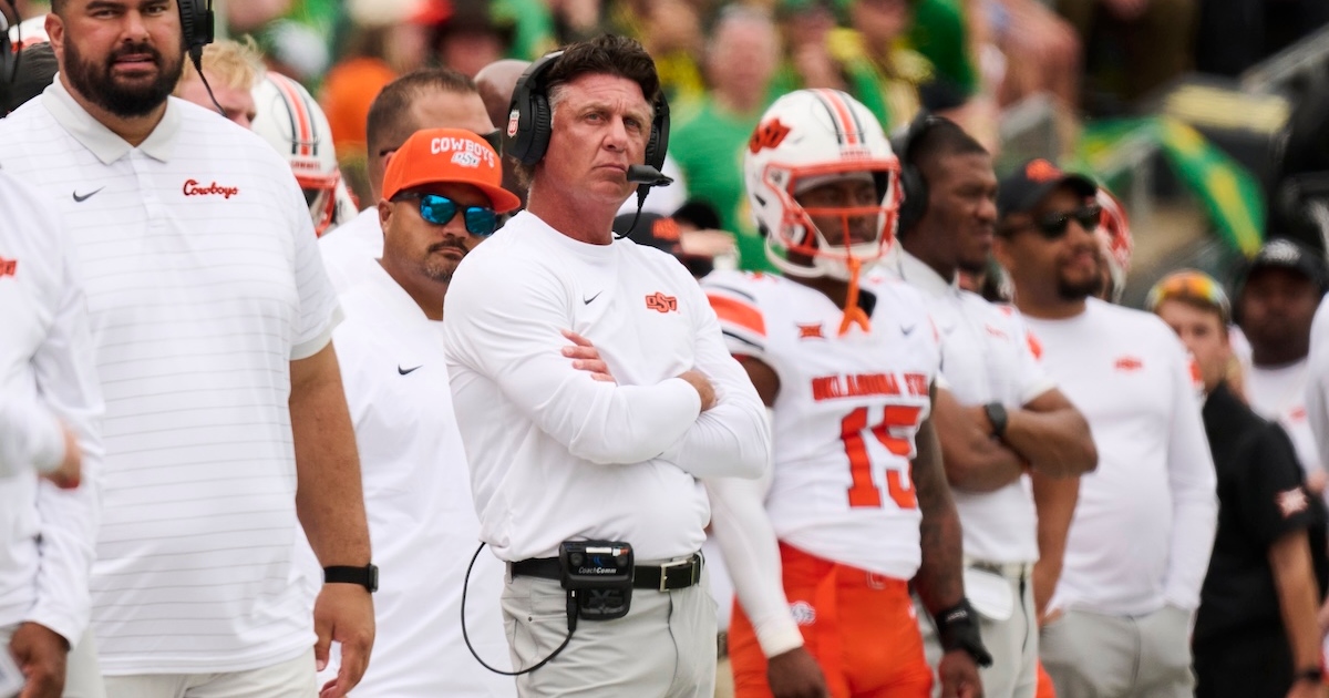 Mike Gundy rejects NIL-investment narrative after loss vs. Oregon