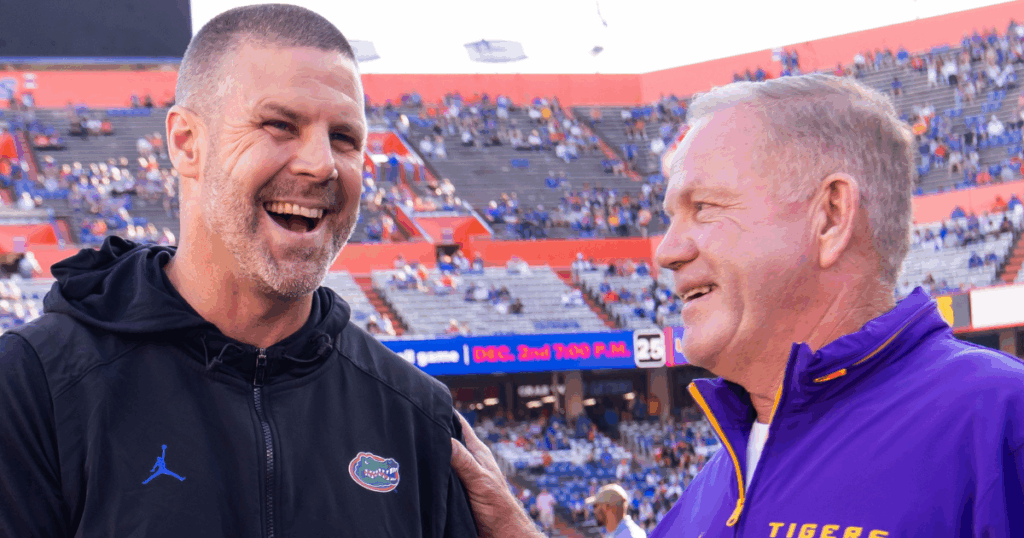 Florida HC Billy Napier, LSU HC Brian Kelly
