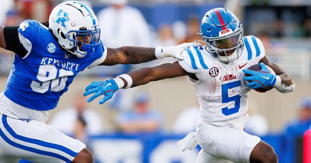 Ole Miss RB Kewan Lacy vs. Kentucky
