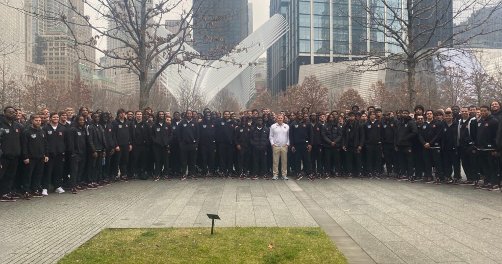 Rutgers Football at 9/11 Memorial
