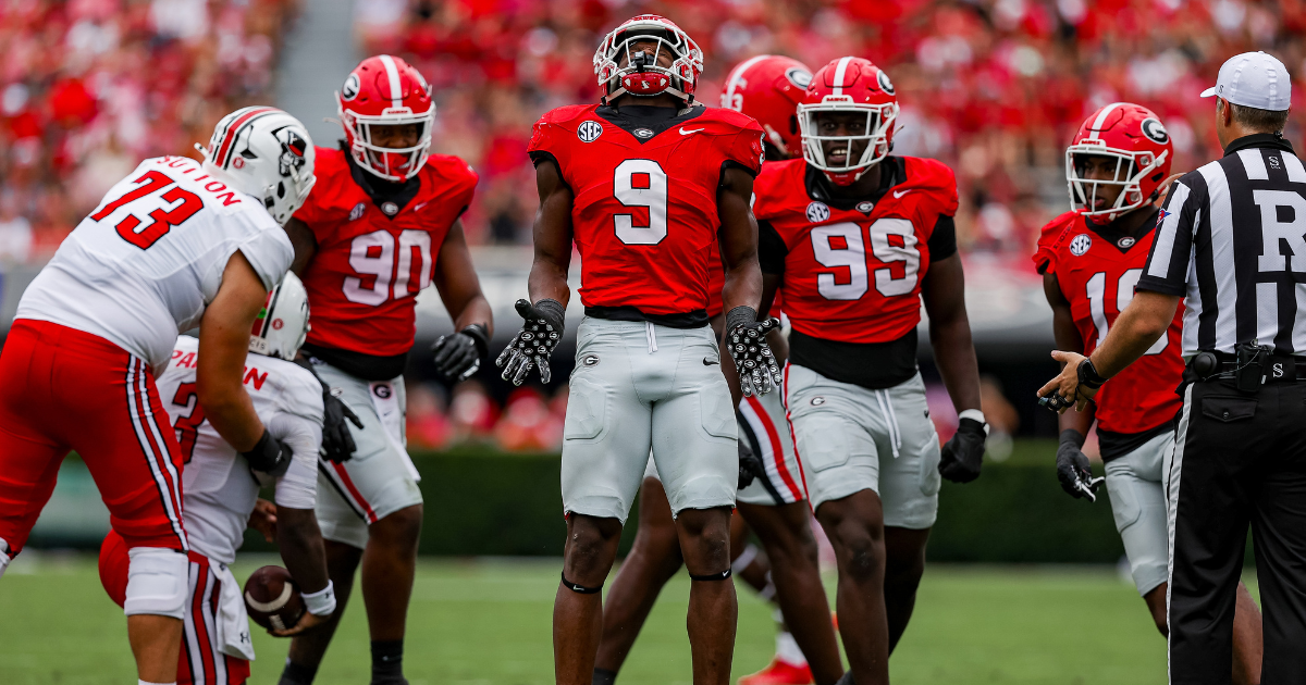 Two Georgia defenders arrested on driving-related misdemeanors