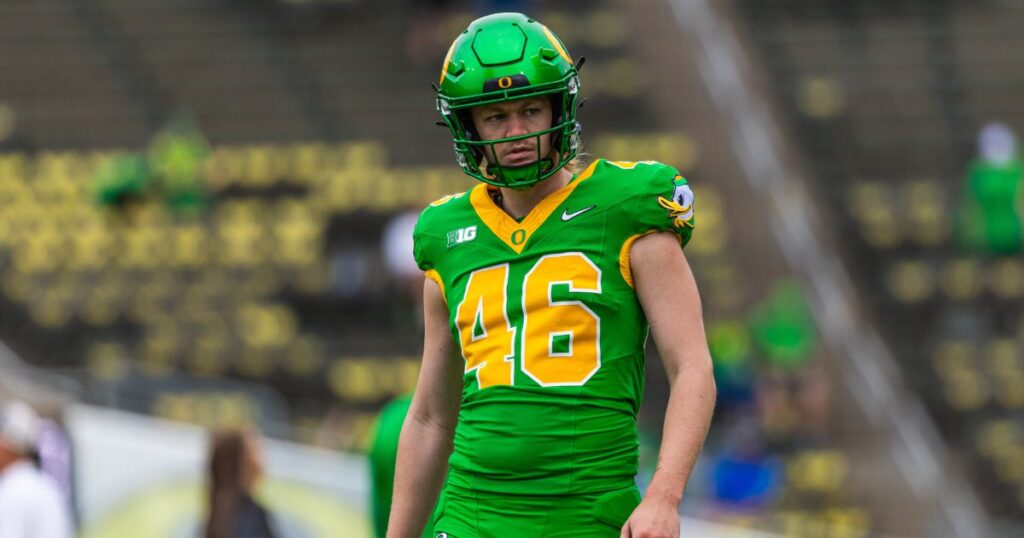 Oregon Punter James Ferguson-Reynolds