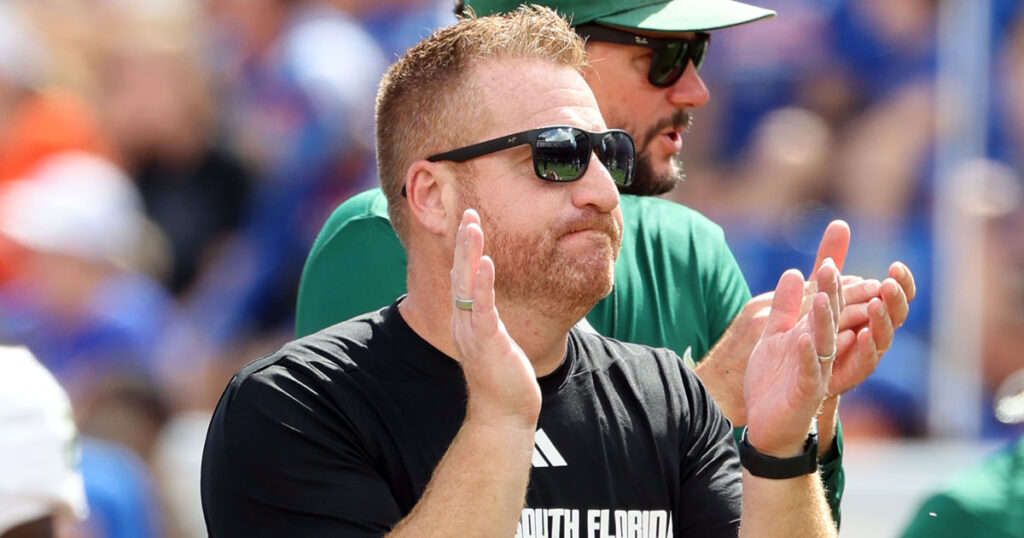 USF coach Alex Golesh