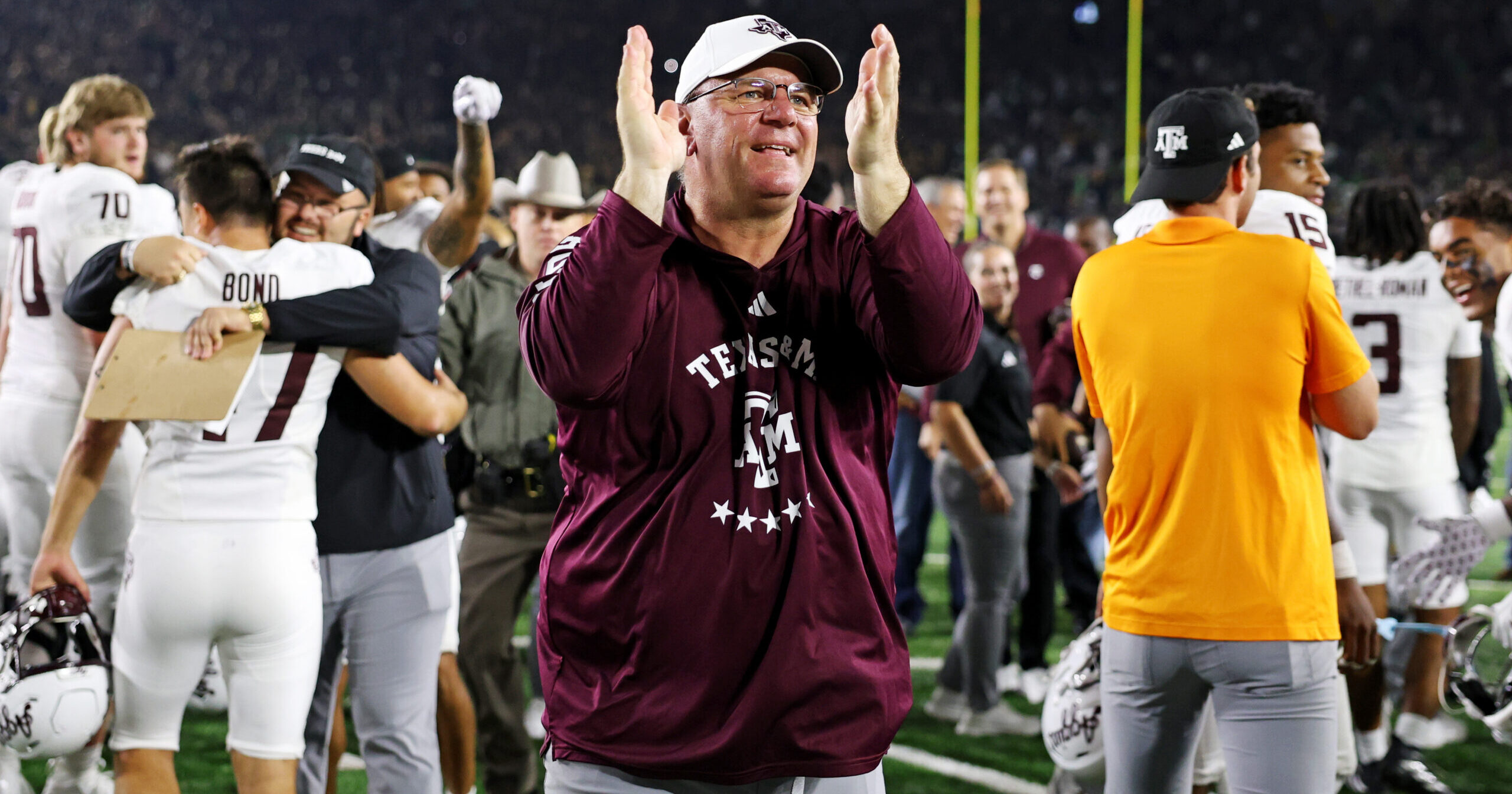 Texas A&M coach Mike Elko on the win over Notre Dame