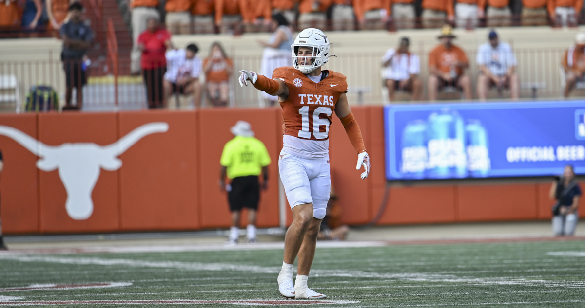 Texas’ Michael Taaffe wins 2025 Allstate Wuerffel Trophy