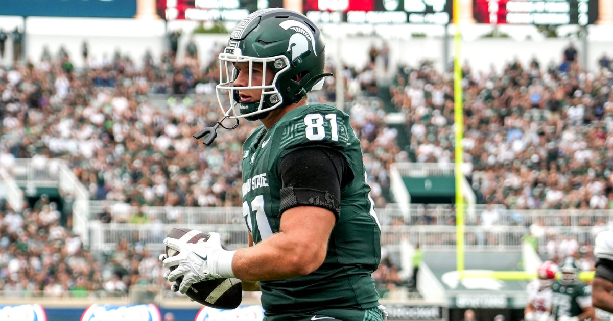 Michigan State TE Michael Masunas embracing role in pass game