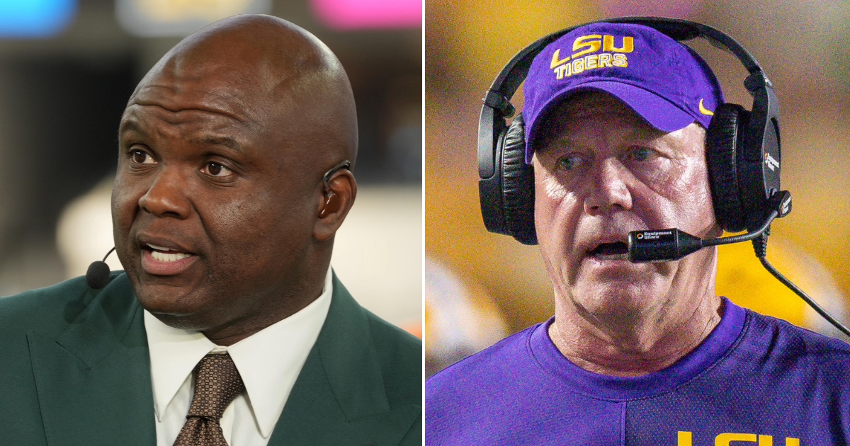 Booger McFarland encourages media to push Brian Kelly on LSU run game