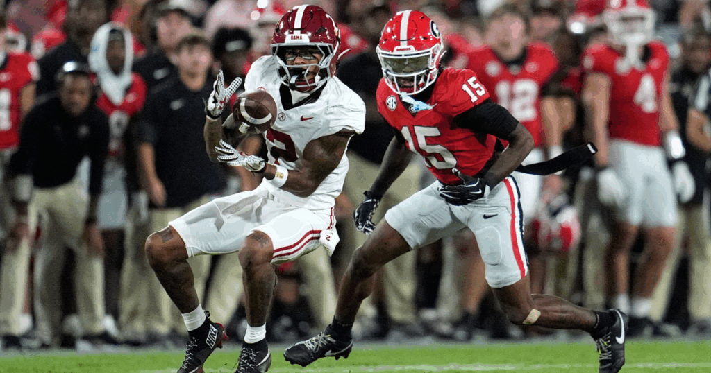Alabama WR Ryan Williams vs. Georgia (UA Athletics)