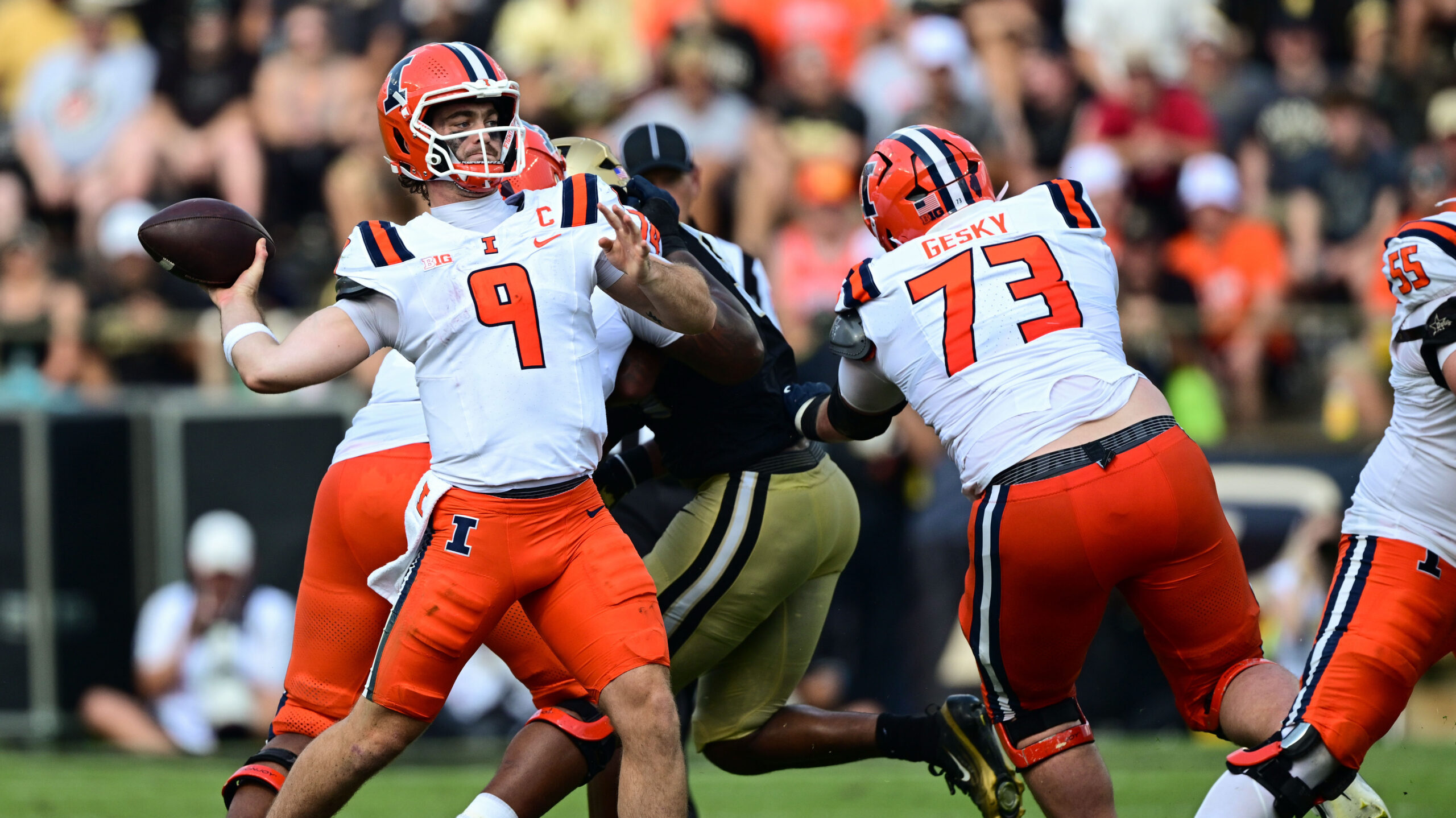 Recap: Illinois defeats Purdue 43-27 to retain the Canon Trophy