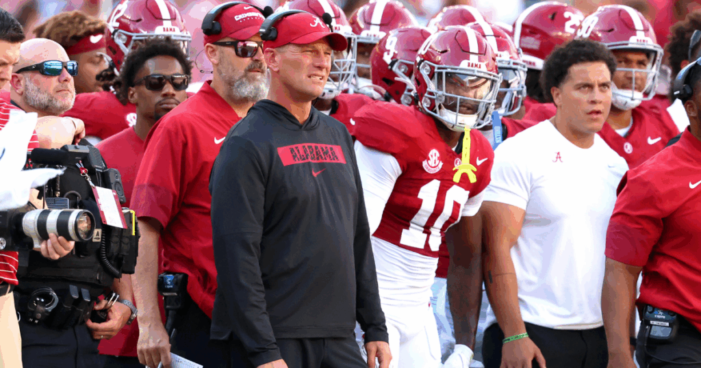 Alabama coach Kalen DeBoer