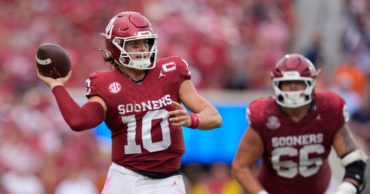 Oklahoma QB John Mateer injury update: Latest on status for Texas game