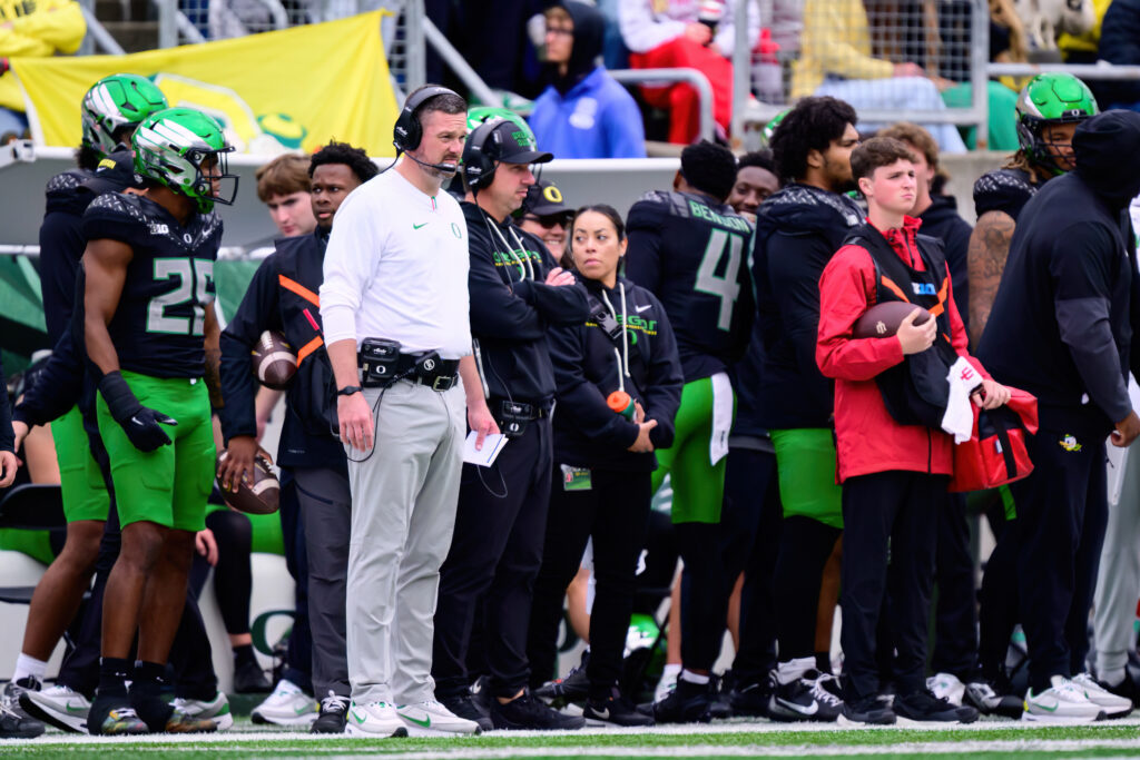 Oregon Head Coach Dan Lanning