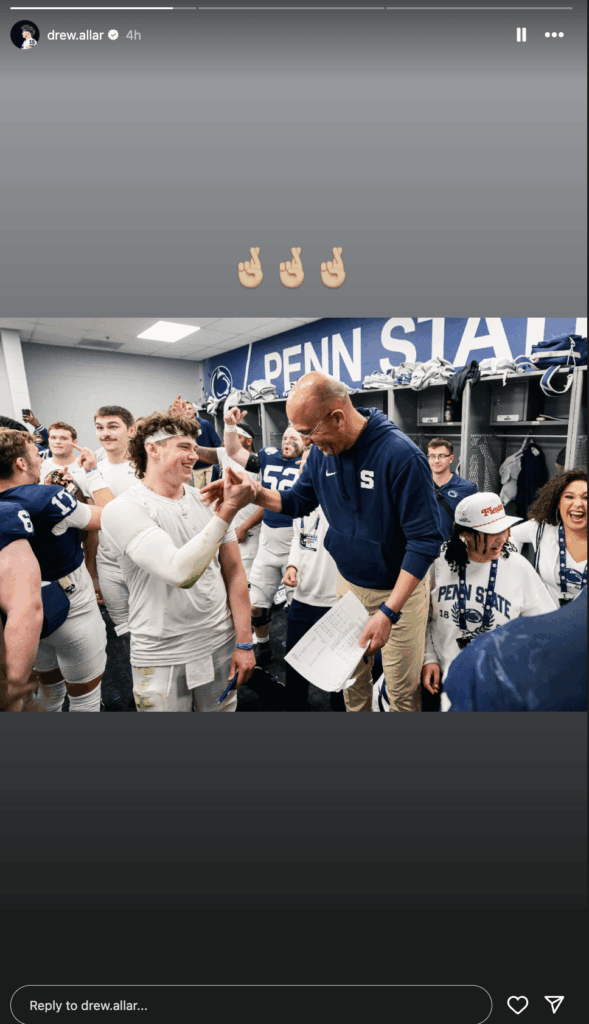 Penn State quarterback Drew Allar