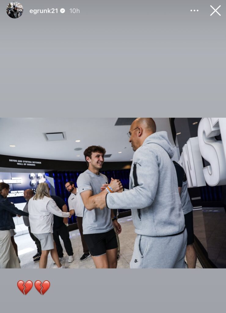 Penn State quarterback Ethan Grunkemeyer