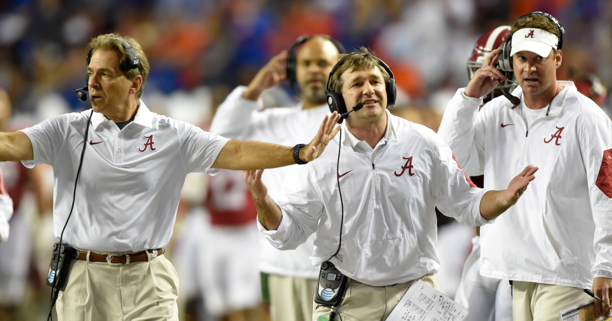 Nick Saban shades Lane Kiffin with story of sitting next to Kirby Smart in Alabama staff meetings