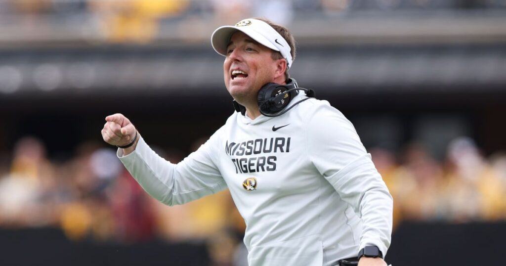 Mizzou coach Eliah Drinkwitz