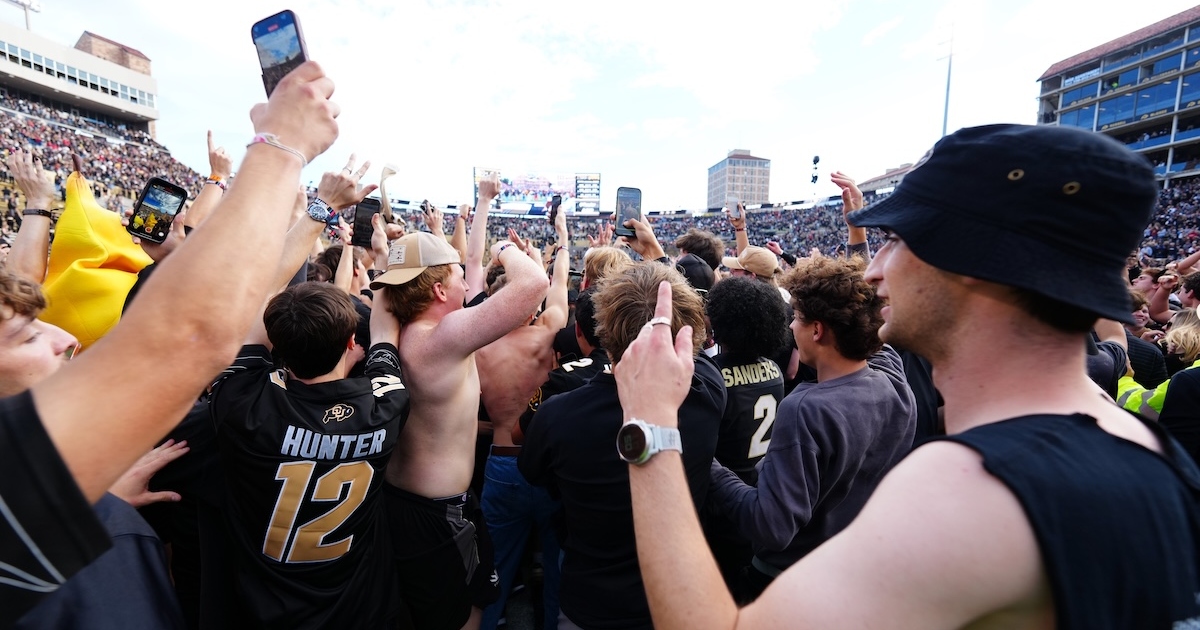 Big 12 defends decision to not fine Colorado after field storm vs. Iowa State