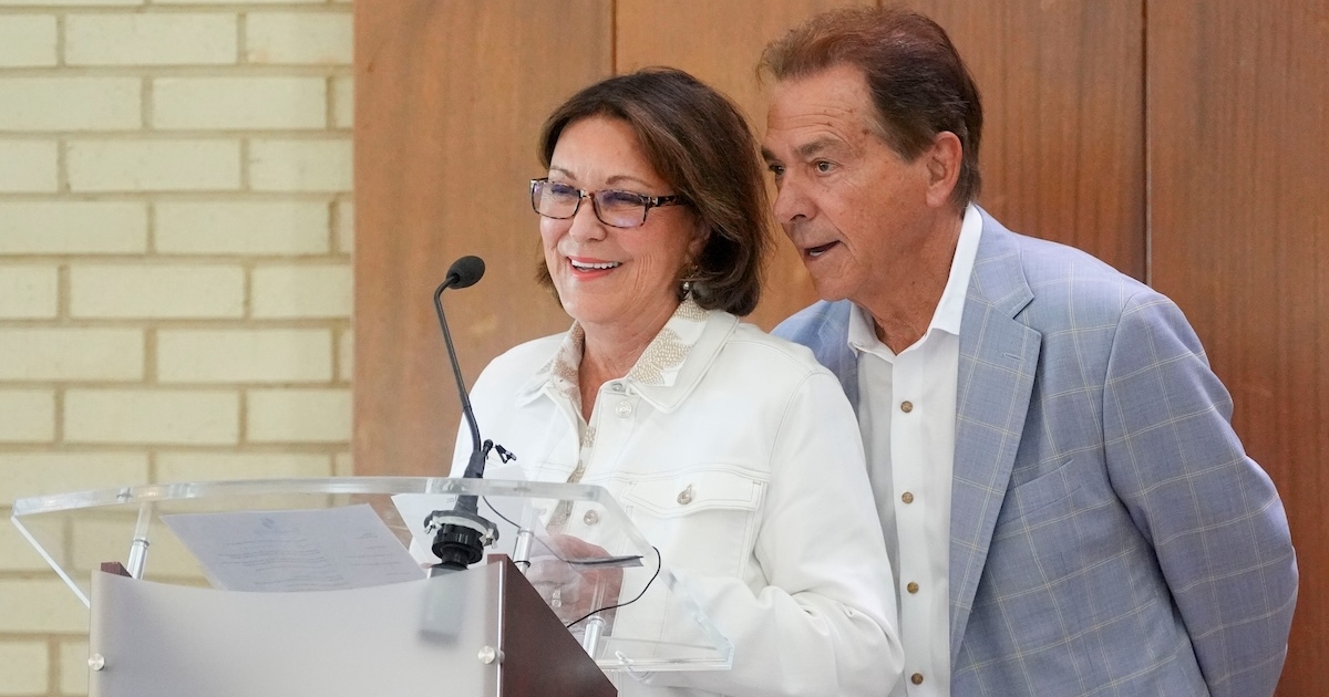 Nick Saban, Miss Terry shoot down rumors linking him to Penn State opening