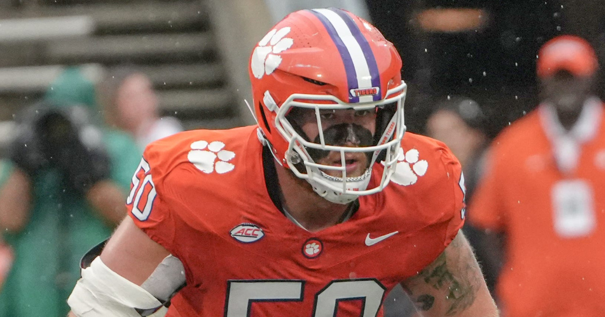 Collin Sadler injury update: Clemson OL carted off field vs. SMU