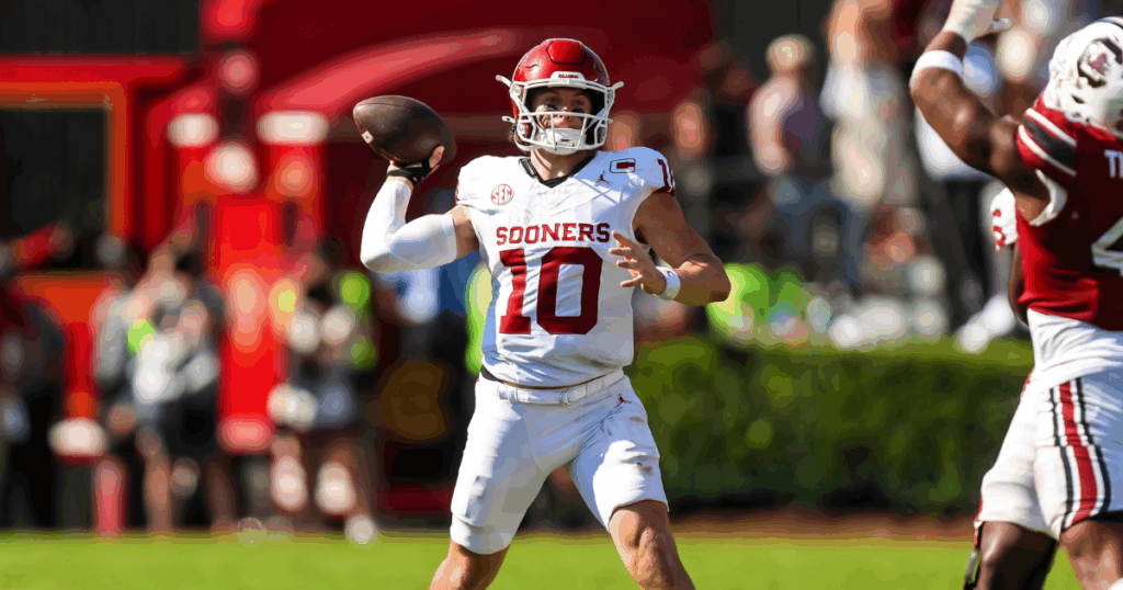 Oklahoma football QB John Mateer