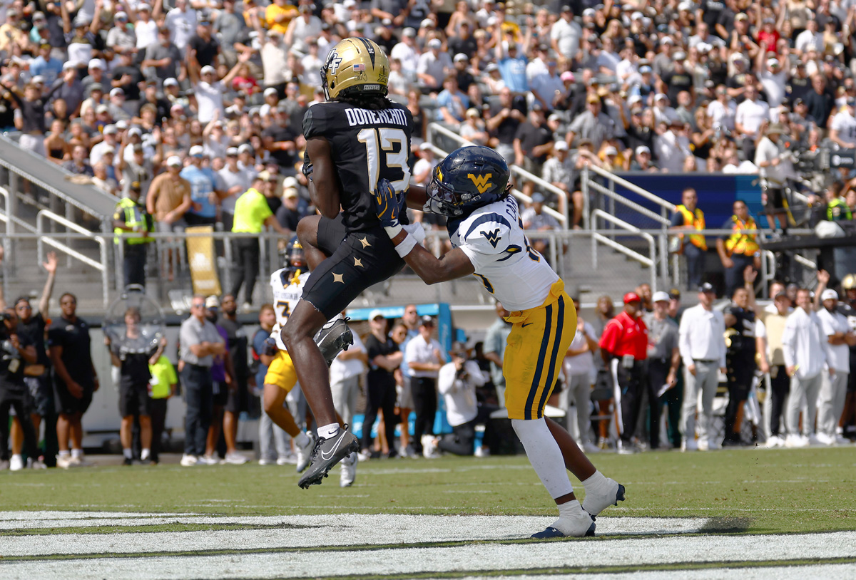 Chris Domercant scores twice on fourth down in breakout game for UCF