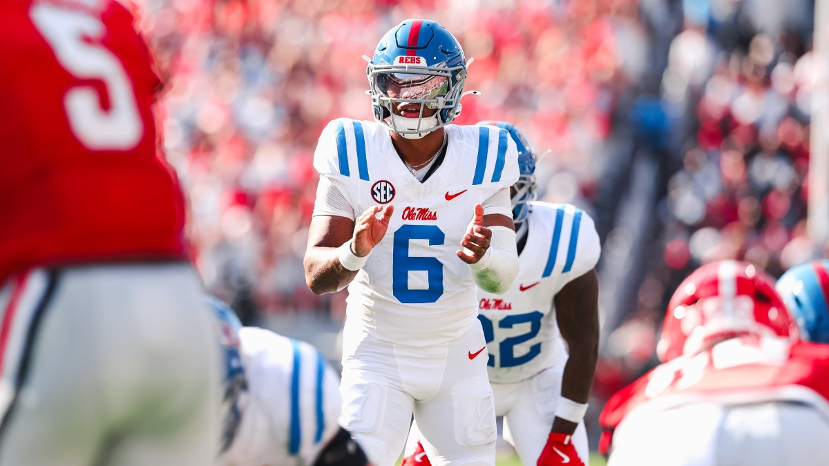 Ole Miss quarterback Trinidad Chambliss