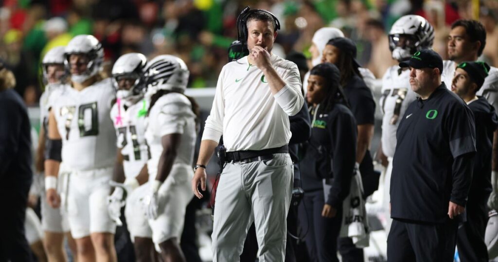 Oregon Head Coach Dan Lanning