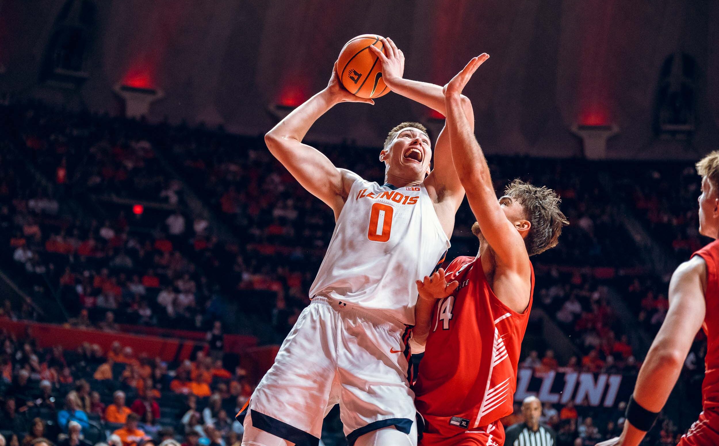 David Mirkovic’s debut double-double puts Illini fans on notice