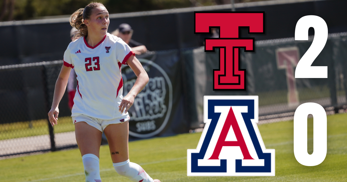 No. 12 Texas Tech Soccer Sweeps Arizona Trip, Shuts Out Wildcats to Stay Atop Big 12