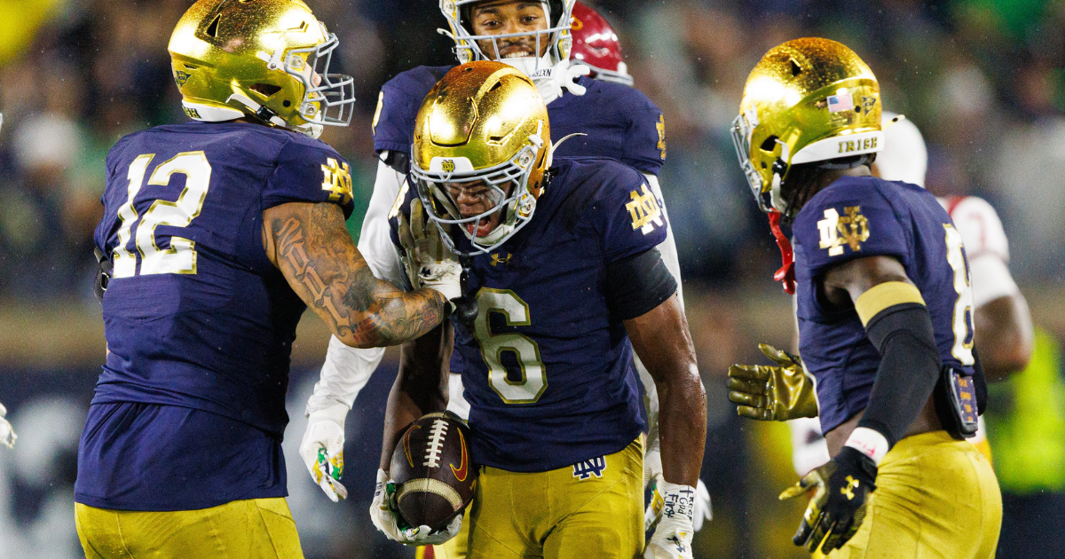 When Notre Dame needed him most, Christian Gray did it again