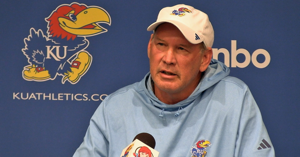 Watch Lance Leipold talk about the Sunflower Showdown