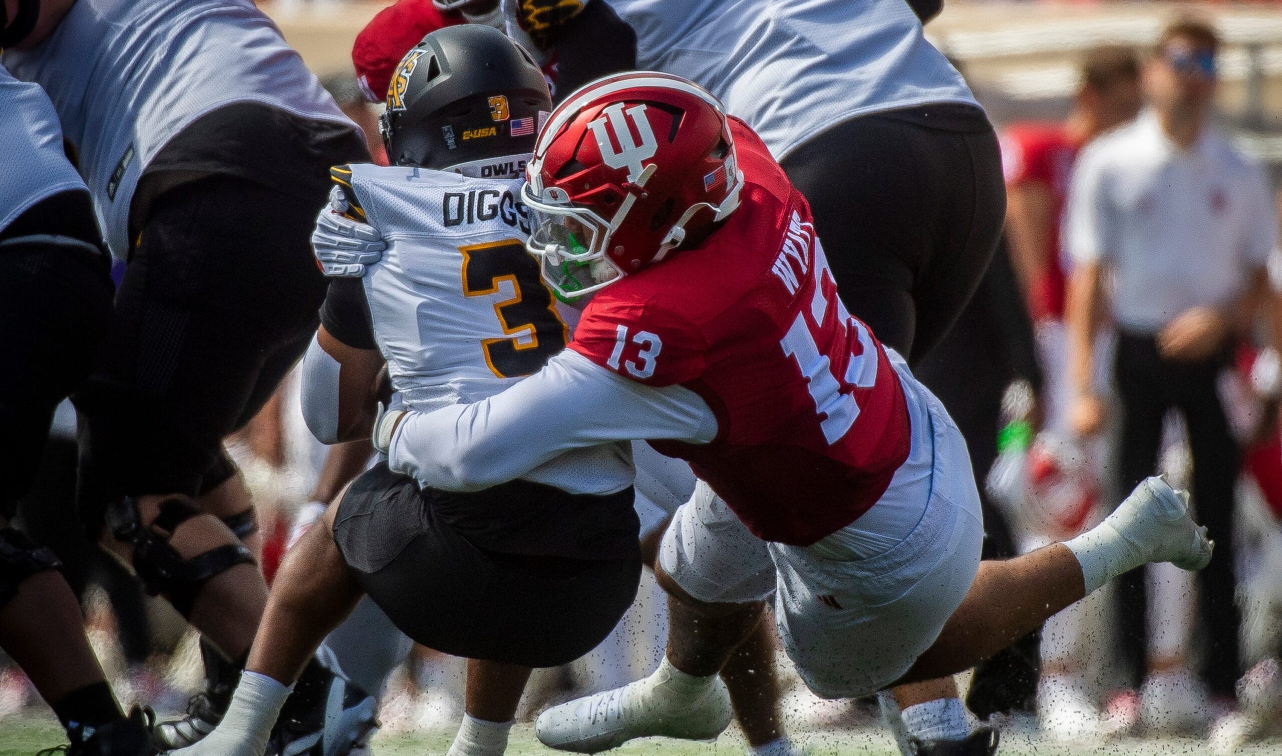 Indiana pass rusher Kellan Wyatt to be sidelined with 'long-term injury' suffered vs Michigan State
