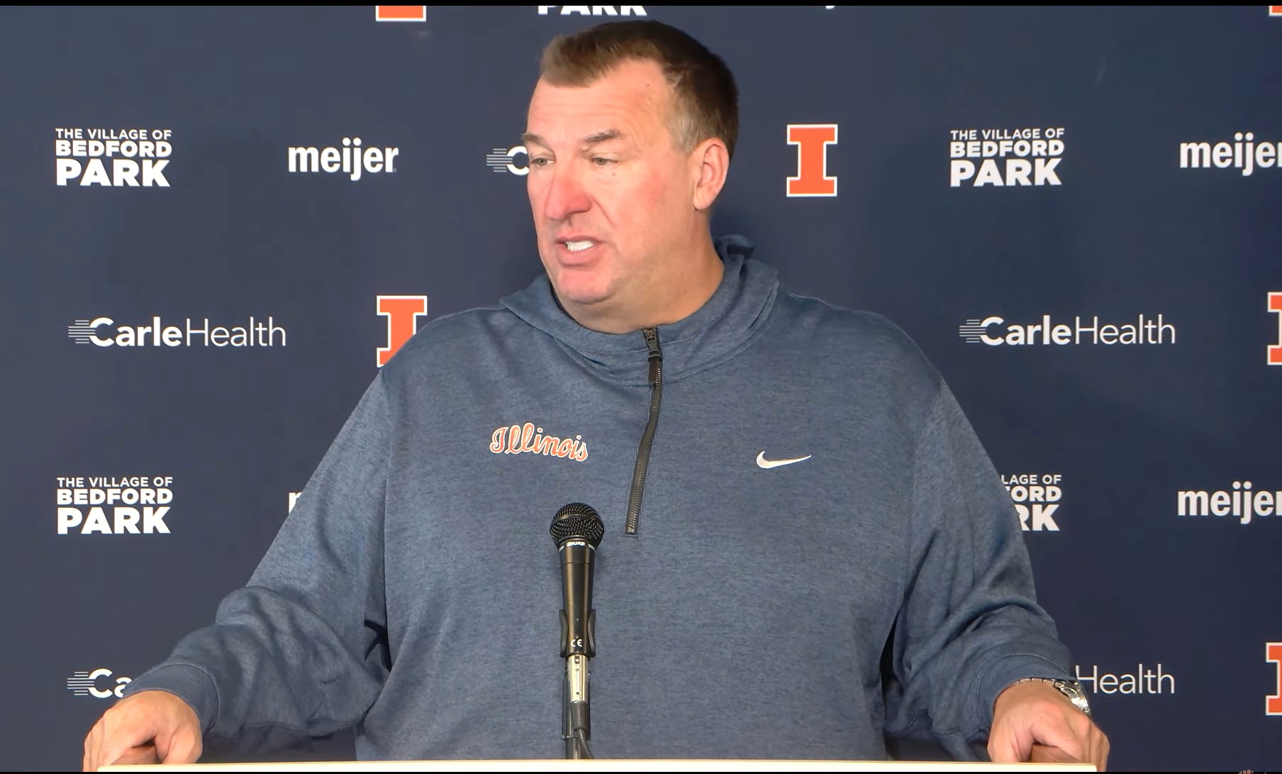 Watch: Bret Bielema weekly press conference pre-Washington