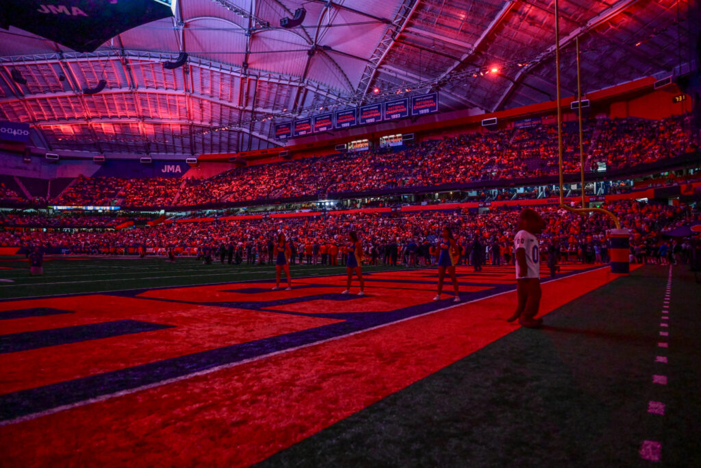 Pitt vs. Syracuse at the JMA Wireless Dome. Oct. 18, 2025 - Ed Thompson / PSN
