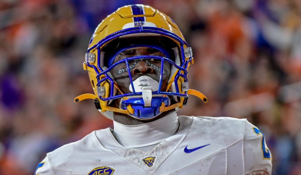Pitt freshman running back Ja'Kyrian Turner. Oct. 18, 2025 - Ed Thompson / PSN