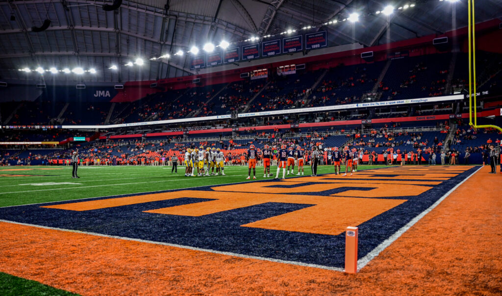 Pitt football vs. Syracuse at the JMA Wireless Dome. Oct. 18, 2025