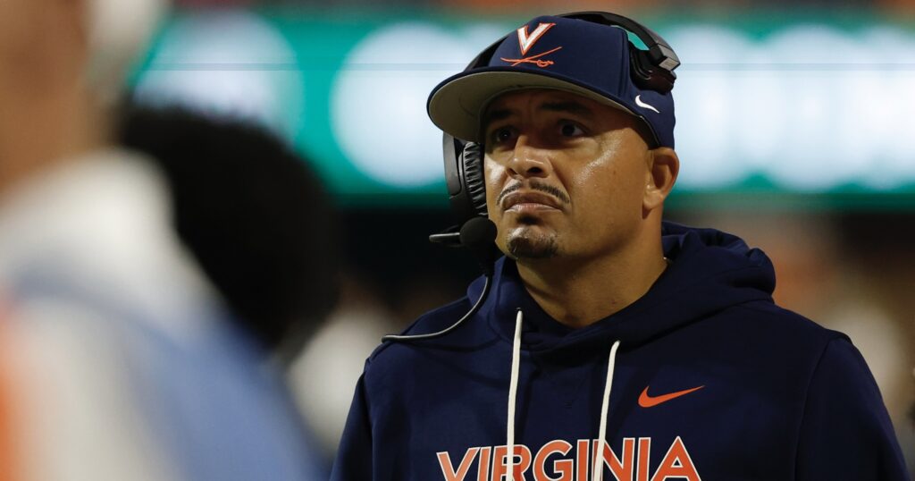 UVa coach Tony Elliott