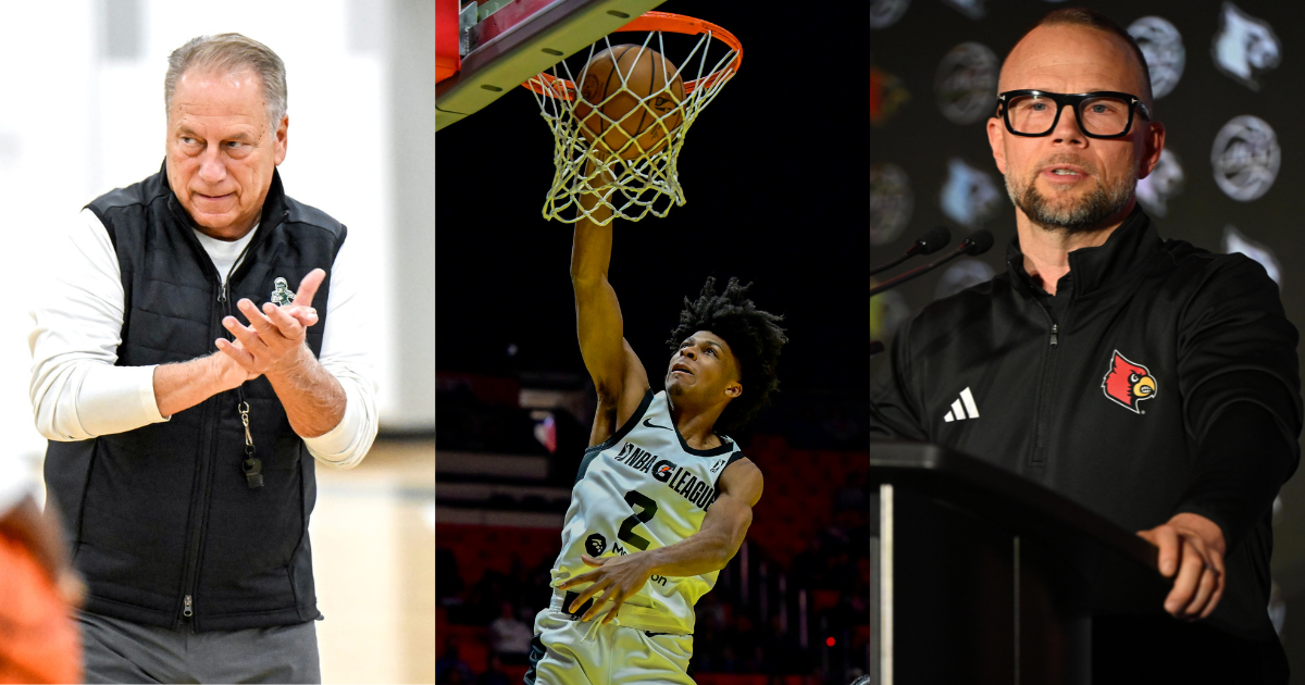 Tom Izzo crushes Louisville, NCAA for allowing G Leaguers to play college basketball: 'It's embarrassing.'