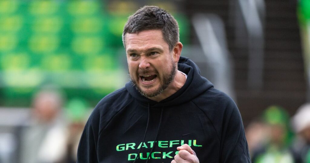 Oregon Head Coach Dan Lanning