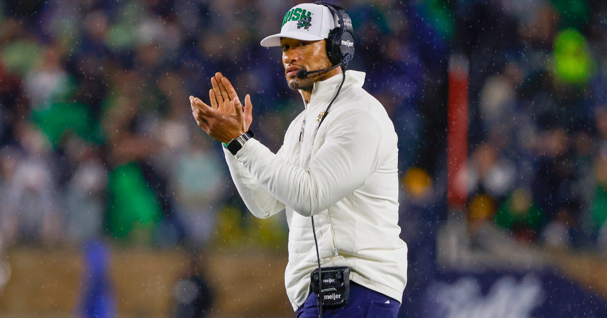 What Notre Dame Marcus Freeman said before Boston College