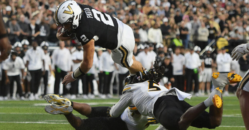 Vanderbilt QB Diego Pavia vs. Missouri