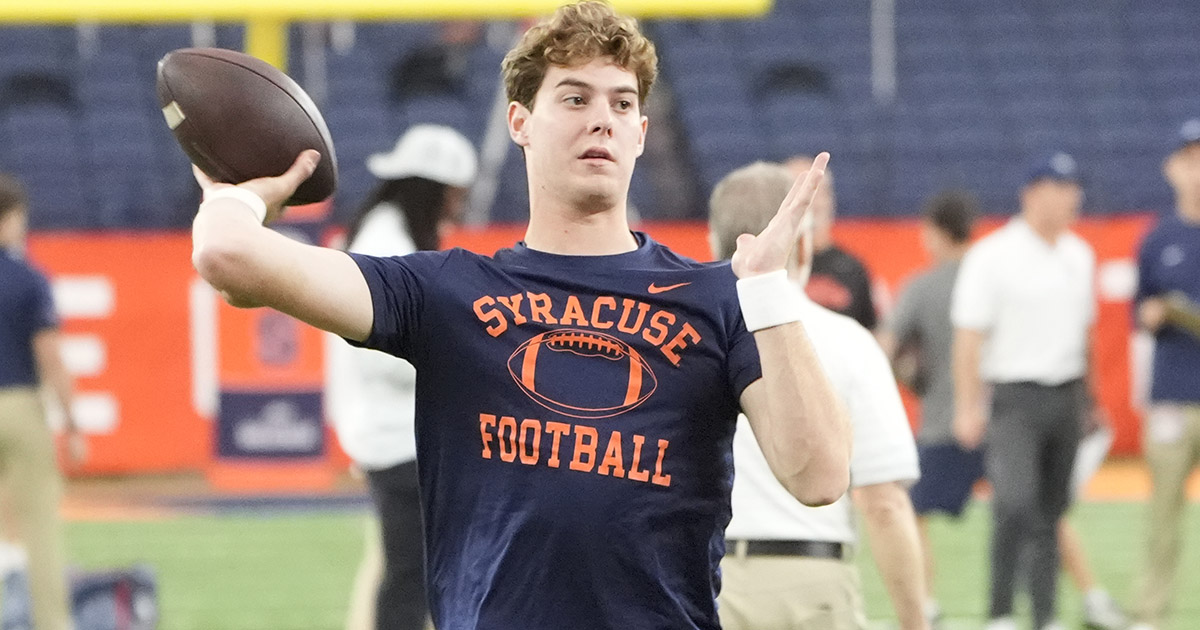 Syracuse QB Steve Angeli inks NIL deal with Powerade - On3