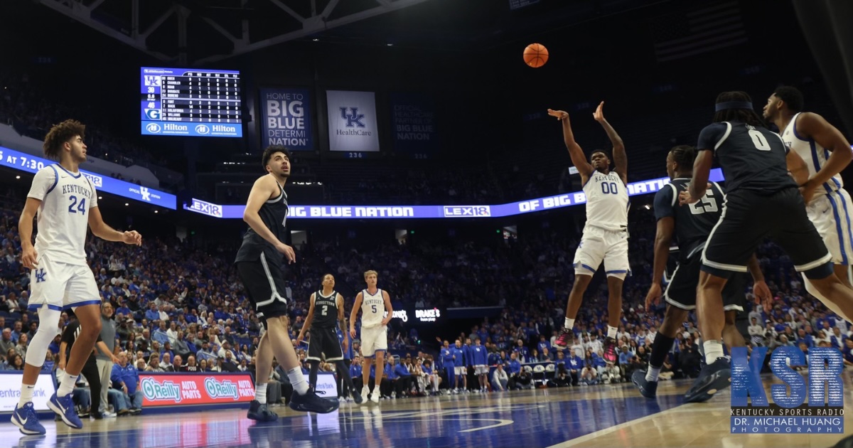 Kentucky Went 0-13 From Three in Absymal Second Half Shooting Performance vs. Georgetown