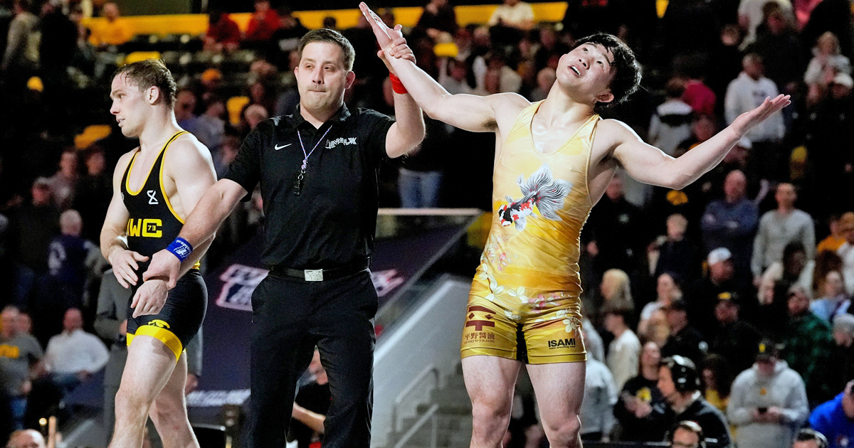 Penn State coach Cael Sanderson 'not sure' if Masanosuke Ono will compete in an open tournament this year