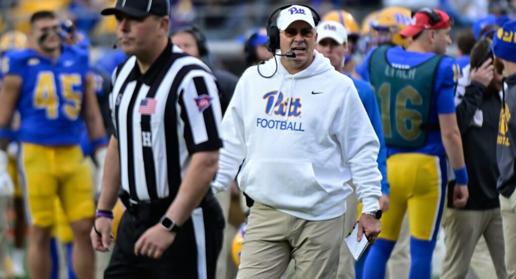 Pitt football head coach Pat Narduzzi. Oct. 25, 2025 - Ed Thompson / PSN