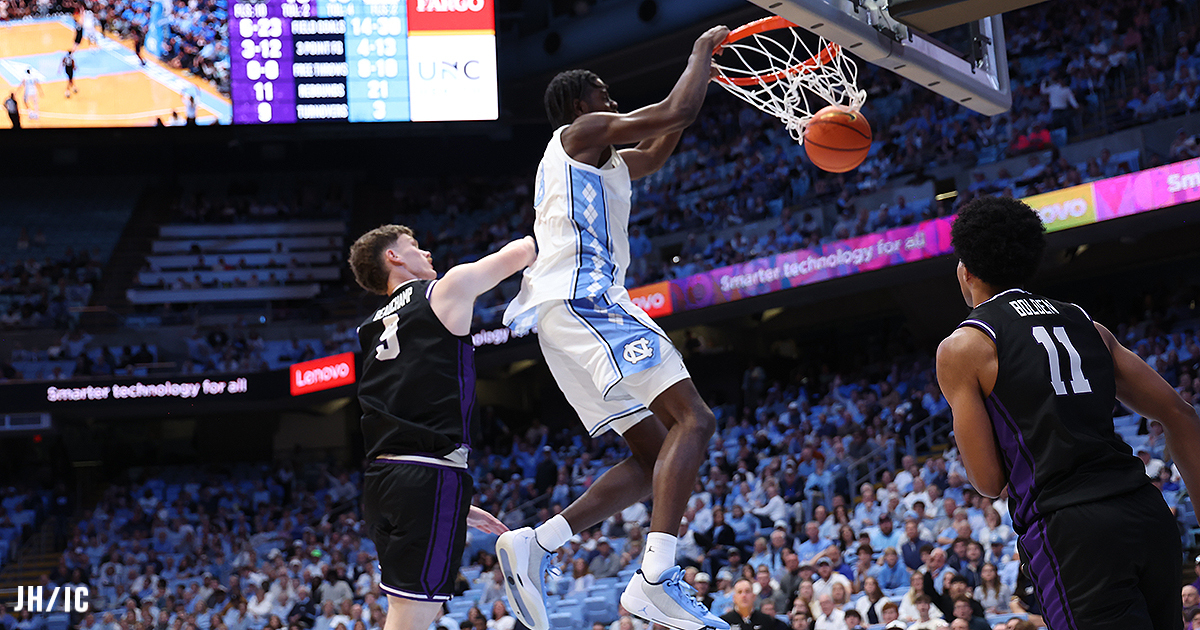 North Carolina Breezes Past Central Arkansas in Basketball Season Opener