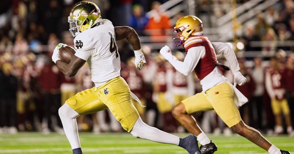 Notre Dame RB Jeremiyah Love vs. Boston College