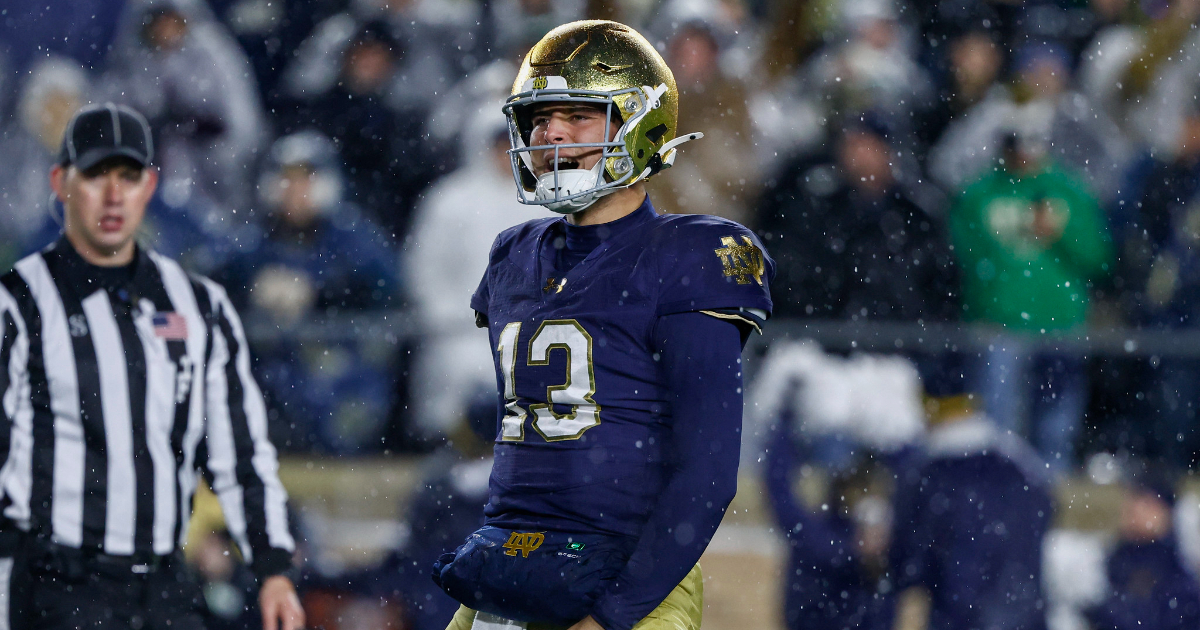 Film Analysis: How CJ Carr elevated Notre Dame passing attack vs. Navy